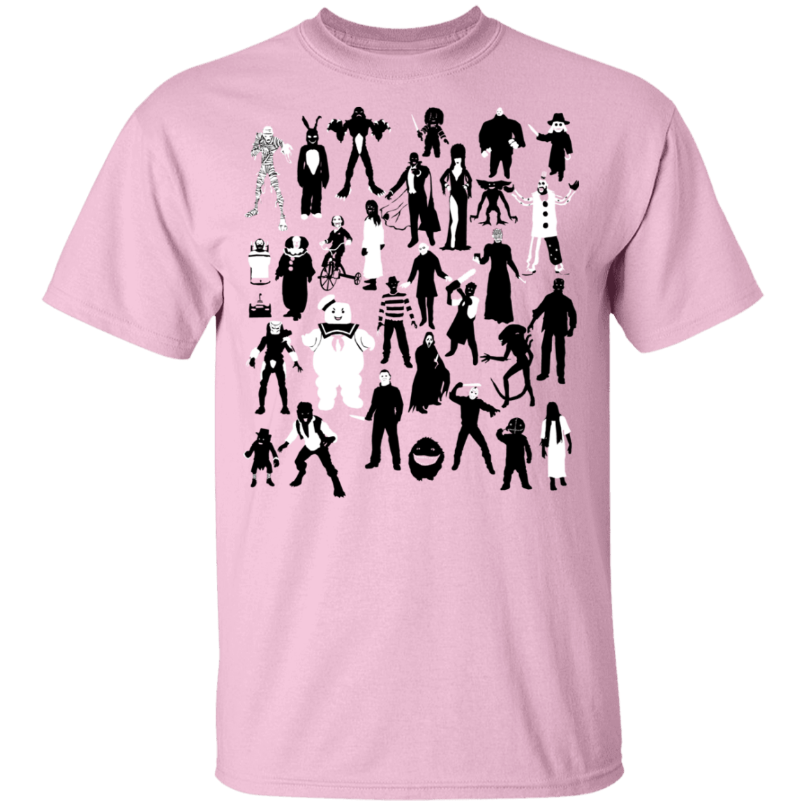 T-Shirts Light Pink / YXS Horror Characters Youth T-Shirt