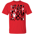 T-Shirts Red / YXS Horror Characters Youth T-Shirt