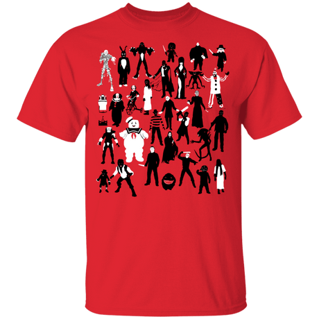 T-Shirts Red / YXS Horror Characters Youth T-Shirt