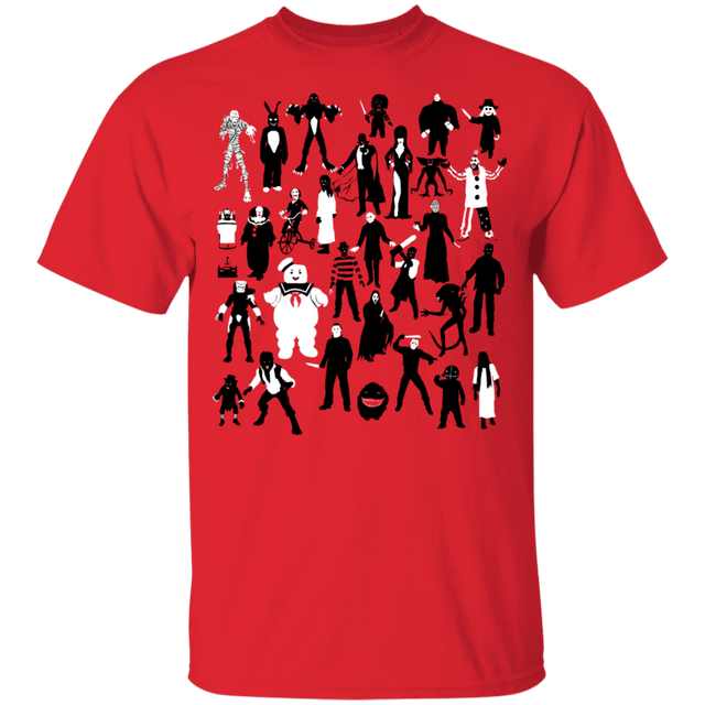 T-Shirts Red / YXS Horror Characters Youth T-Shirt