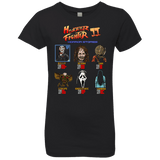 T-Shirts Black / YXS Horror Fighter 2 Girls Premium T-Shirt