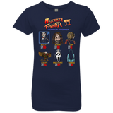 T-Shirts Midnight Navy / YXS Horror Fighter 2 Girls Premium T-Shirt