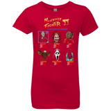 T-Shirts Red / YXS Horror Fighter 2 Girls Premium T-Shirt