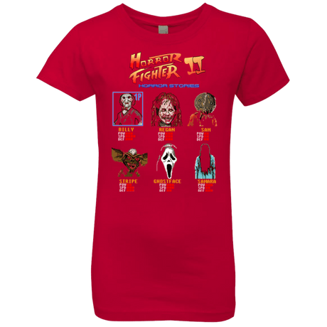 T-Shirts Red / YXS Horror Fighter 2 Girls Premium T-Shirt