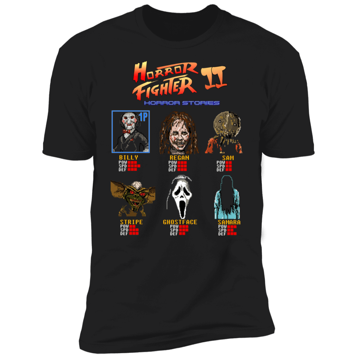 T-Shirts Black / X-Small Horror Fighter 2 Men's Premium T-Shirt