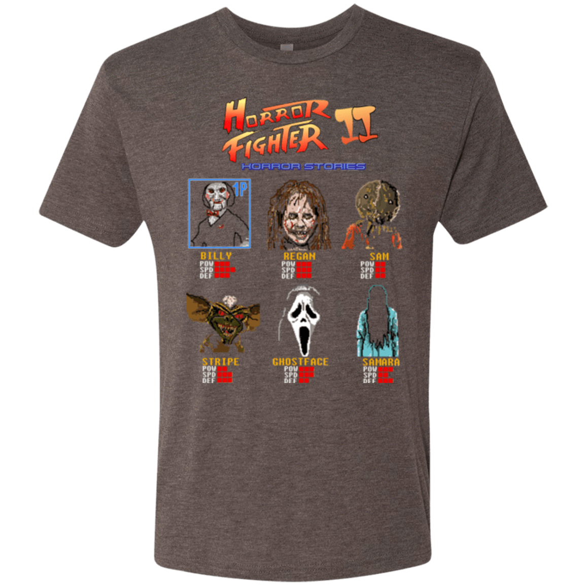 T-Shirts Macchiato / Small Horror Fighter 2 Men's Triblend T-Shirt