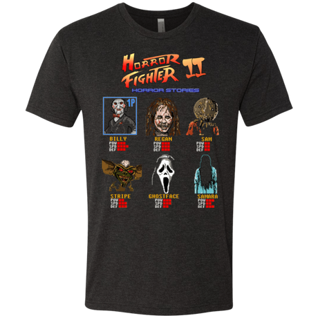 T-Shirts Vintage Black / Small Horror Fighter 2 Men's Triblend T-Shirt