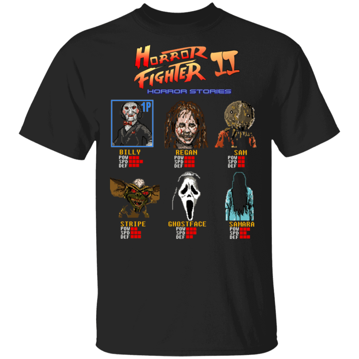 T-Shirts Black / S Horror Fighter 2 T-Shirt