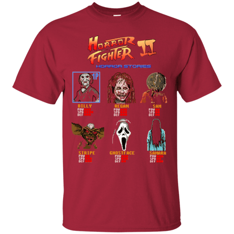 T-Shirts Cardinal / Small Horror Fighter 2 T-Shirt