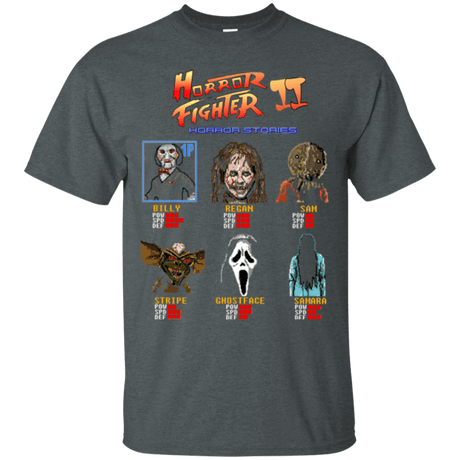 T-Shirts Dark Heather / Small Horror Fighter 2 T-Shirt