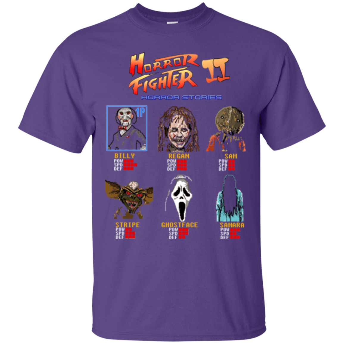 T-Shirts Purple / Small Horror Fighter 2 T-Shirt