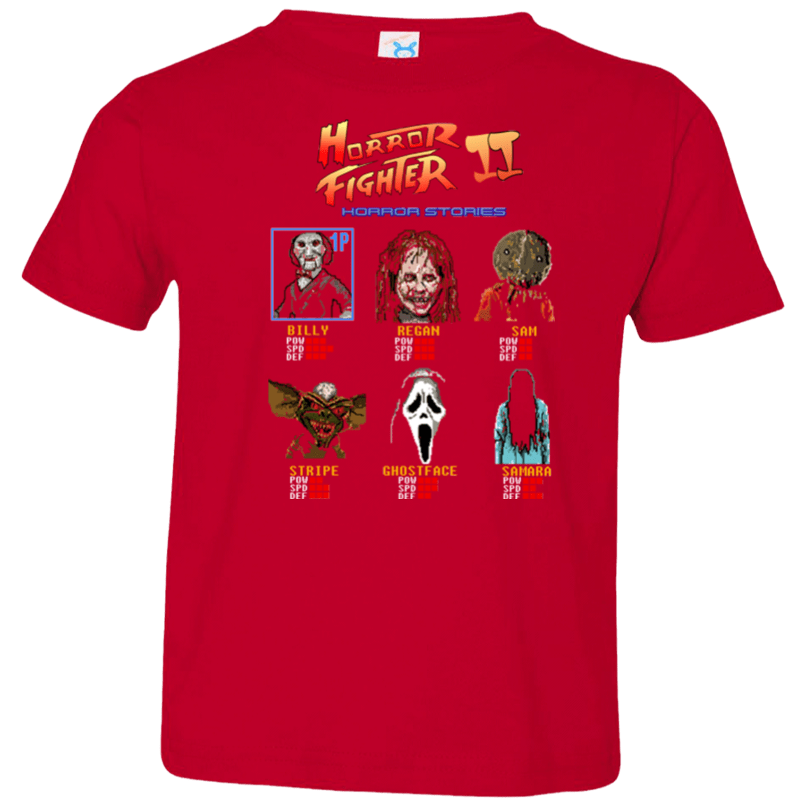T-Shirts Red / 2T Horror Fighter 2 Toddler Premium T-Shirt