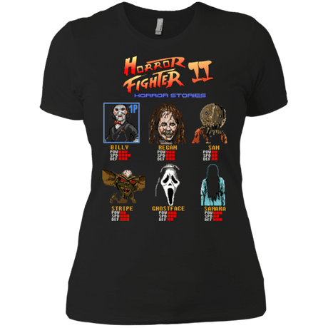 T-Shirts Black / X-Small Horror Fighter 2 Women's Premium T-Shirt