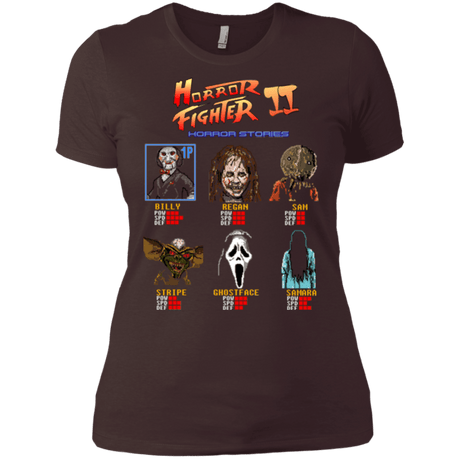 T-Shirts Dark Chocolate / X-Small Horror Fighter 2 Women's Premium T-Shirt
