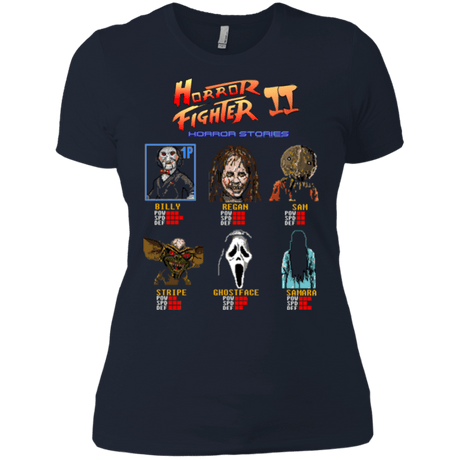 T-Shirts Midnight Navy / X-Small Horror Fighter 2 Women's Premium T-Shirt