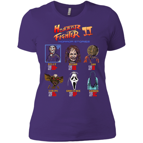 T-Shirts Purple / X-Small Horror Fighter 2 Women's Premium T-Shirt