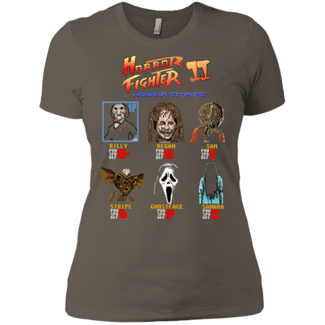 T-Shirts Warm Grey / X-Small Horror Fighter 2 Women's Premium T-Shirt