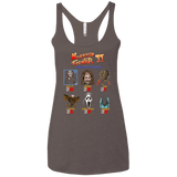 T-Shirts Macchiato / X-Small Horror Fighter 2 Women's Triblend Racerback Tank