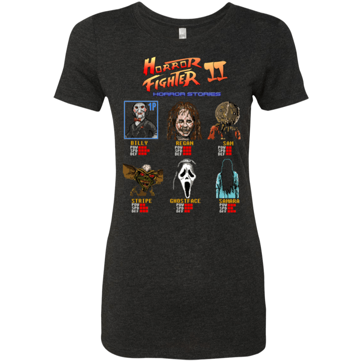 T-Shirts Vintage Black / Small Horror Fighter 2 Women's Triblend T-Shirt
