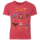 T-Shirts Vintage Red / YXS Horror Fighter 2 Youth Triblend T-Shirt