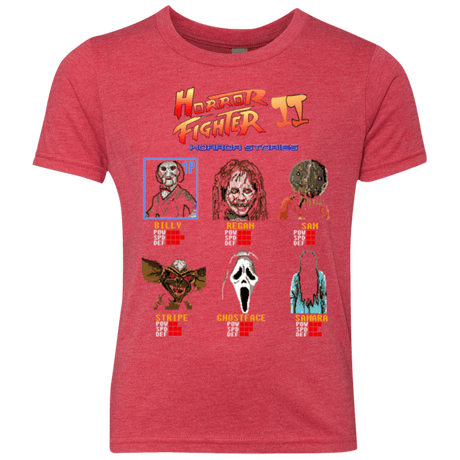 T-Shirts Vintage Red / YXS Horror Fighter 2 Youth Triblend T-Shirt