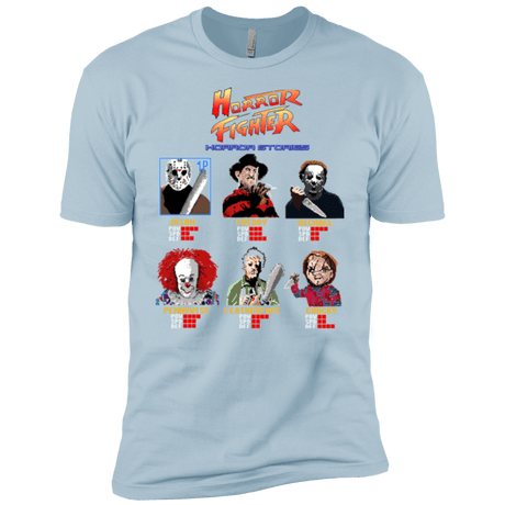 T-Shirts Light Blue / YXS Horror Fighter Boys Premium T-Shirt