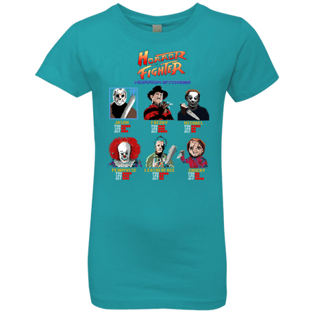 T-Shirts Tahiti Blue / YXS Horror Fighter Girls Premium T-Shirt