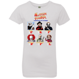 T-Shirts White / YXS Horror Fighter Girls Premium T-Shirt