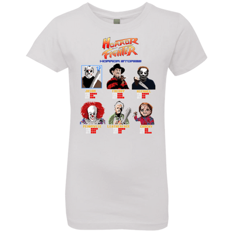 T-Shirts White / YXS Horror Fighter Girls Premium T-Shirt