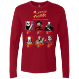 T-Shirts Cardinal / Small Horror Fighter Men's Premium Long Sleeve