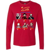 T-Shirts Red / Small Horror Fighter Men's Premium Long Sleeve