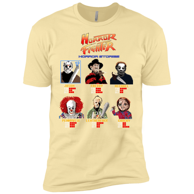 T-Shirts Banana Cream / X-Small Horror Fighter Men's Premium T-Shirt