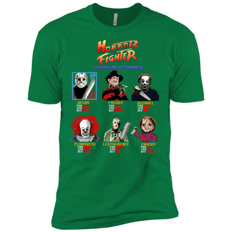 T-Shirts Kelly Green / X-Small Horror Fighter Men's Premium T-Shirt