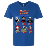 T-Shirts Royal / X-Small Horror Fighter Men's Premium V-Neck