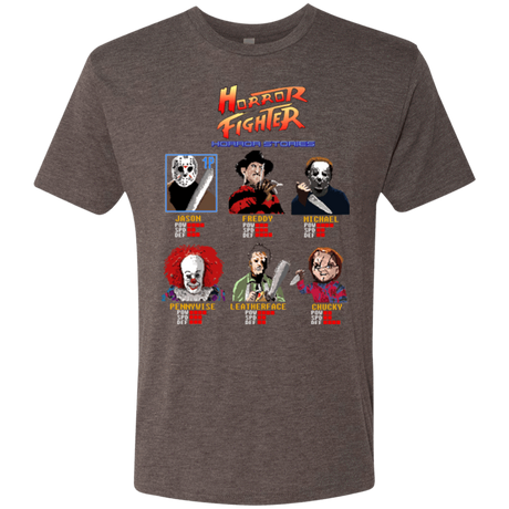 T-Shirts Macchiato / Small Horror Fighter Men's Triblend T-Shirt