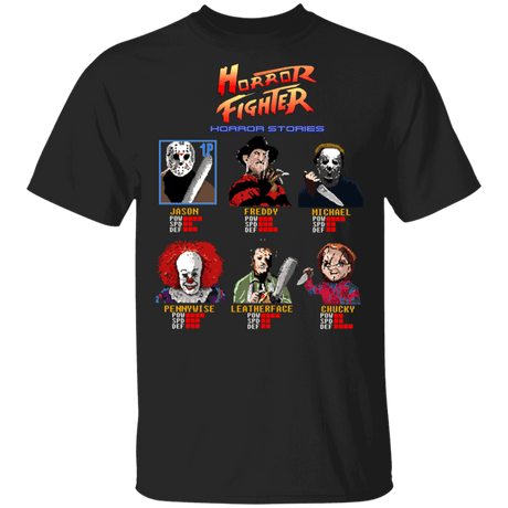 T-Shirts Black / S Horror Fighter T-Shirt