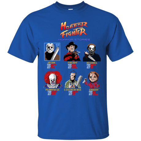 T-Shirts Royal / Small Horror Fighter T-Shirt