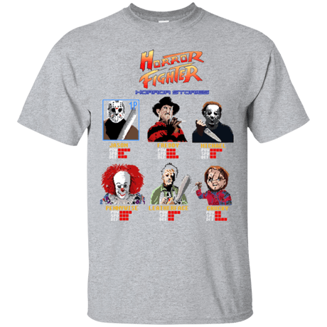 T-Shirts Sport Grey / Small Horror Fighter T-Shirt
