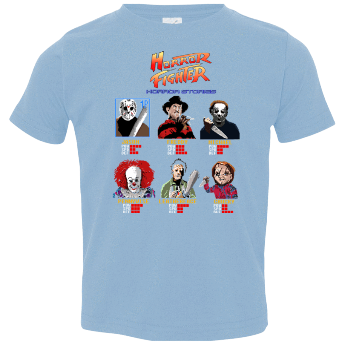 T-Shirts Light Blue / 2T Horror Fighter Toddler Premium T-Shirt