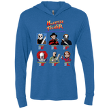 T-Shirts Vintage Royal / X-Small Horror Fighter Triblend Long Sleeve Hoodie Tee