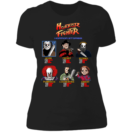 T-Shirts Black / X-Small Horror Fighter Women's Premium T-Shirt