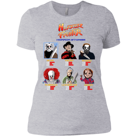 T-Shirts Heather Grey / X-Small Horror Fighter Women's Premium T-Shirt