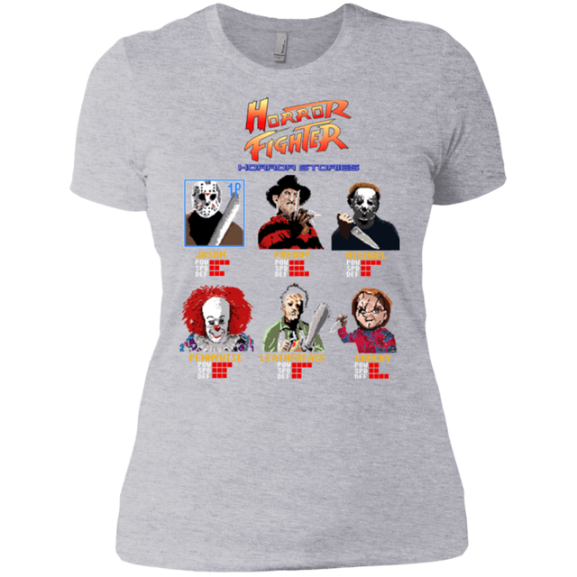 T-Shirts Heather Grey / X-Small Horror Fighter Women's Premium T-Shirt