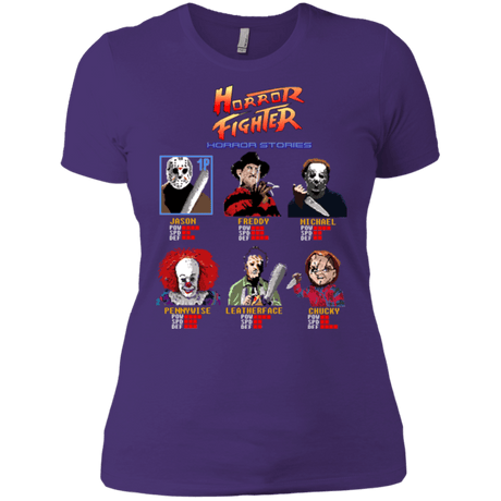 T-Shirts Purple / X-Small Horror Fighter Women's Premium T-Shirt