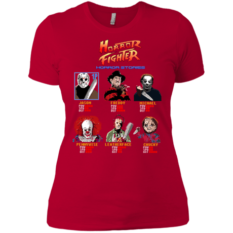 T-Shirts Red / X-Small Horror Fighter Women's Premium T-Shirt