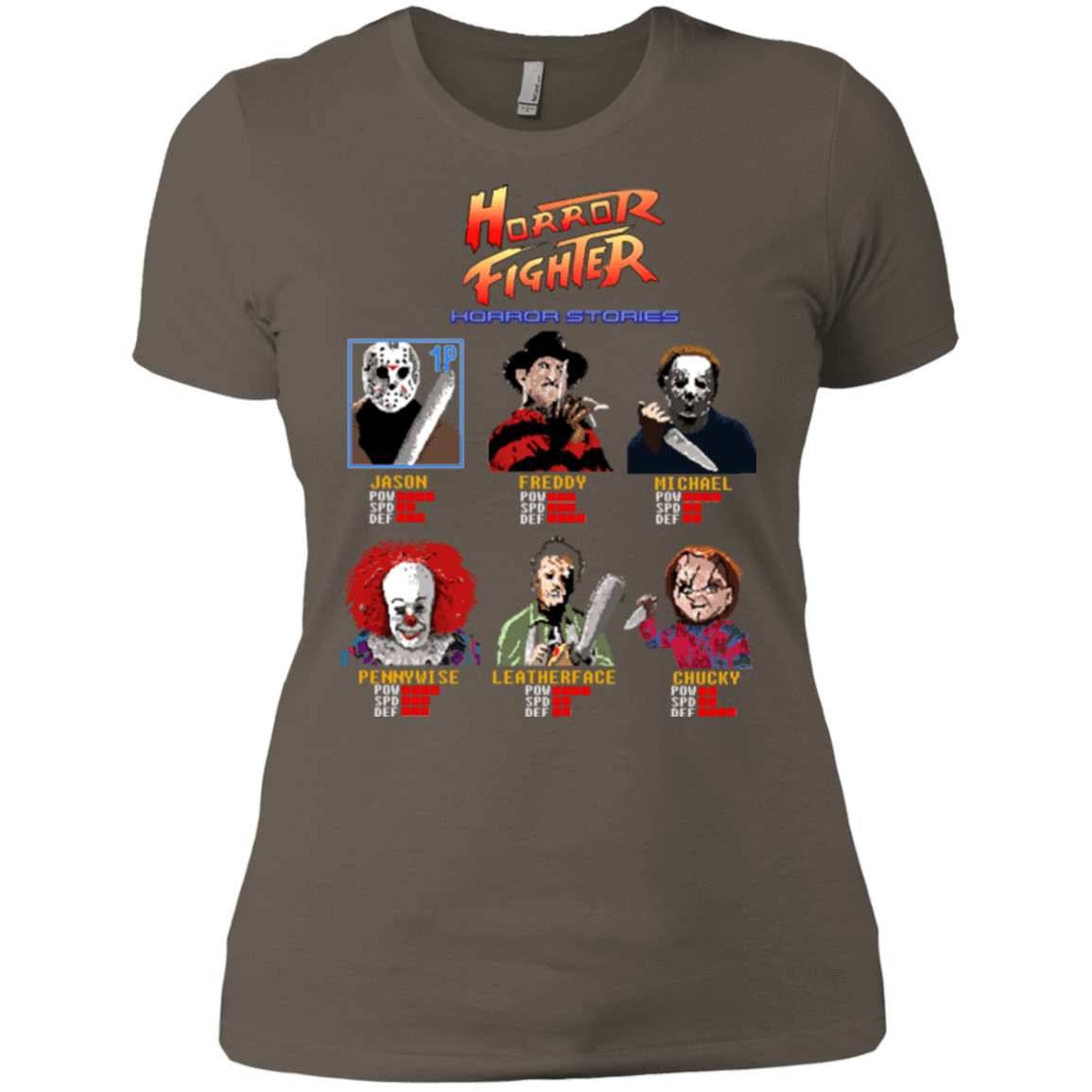 T-Shirts Warm Grey / X-Small Horror Fighter Women's Premium T-Shirt