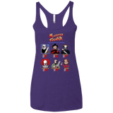 T-Shirts Purple / X-Small Horror Fighter Women's Triblend Racerback Tank