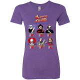 T-Shirts Purple Rush / Small Horror Fighter Women's Triblend T-Shirt