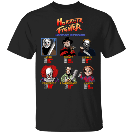 T-Shirts Black / YXS Horror Fighter Youth T-Shirt