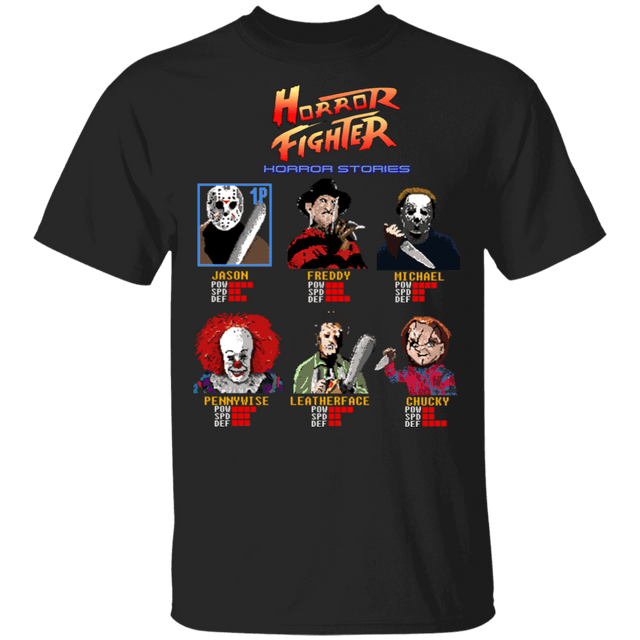 T-Shirts Black / YXS Horror Fighter Youth T-Shirt